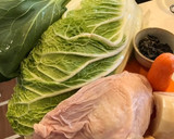 鶏と白菜の中華風 クリーム煮作り方1写真