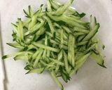 もやしとキュウリのキムチ和え作り方1写真