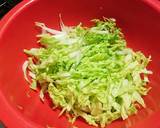 白菜とりんごのシンプルサラダ作り方1写真
