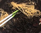 イカ刺し入り♡イカスミパスタ作り方5写真