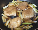 あったか❣️焼きネギとお麩の卵とじ作り方4写真