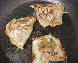 豚肉のピーマンとネギ味噌はさみ焼き作り方8写真