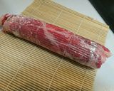牛薄切り肉で簡単！野菜入りステーキ作り方2写真