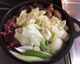 牛肉と砂ずりのすき焼き作り方3写真