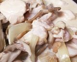鶏ささみときのこのサワークリーム煮✩*+作り方5写真