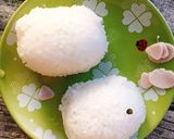 【キャラ弁】豚さんおにぎり弁当作り方4写真