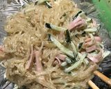 胡麻春雨サラダ作り方3写真