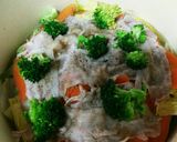 彩り栄養on！豚肉白菜のミルフィーユ蒸し作り方8写真
