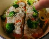 彩り栄養on！豚肉白菜のミルフィーユ蒸し作り方9写真