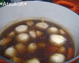 優しい味♪里芋の煮物　ゆず風味作り方3写真