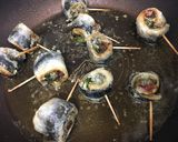 いわしの梅しそロール焼き作り方8写真