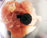 in柚子胡椒♩鶏ささみと山芋ふんわり焼き作り方3写真