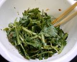 簡単副菜!たっぷり春菊作り方3写真