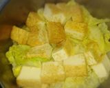 鍋任せ！白菜と厚揚げのホッコリうま煮！作り方3写真