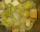 鍋任せ！白菜と厚揚げのホッコリうま煮！作り方4写真
