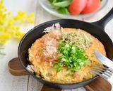 卵とチーズのカリカリとろろ昆布の焼きご飯作り方3写真