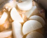ほろほろ!手羽元と大根の甘辛煮♡作り方5写真