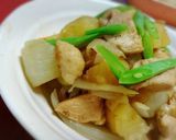 鶏胸肉のニンニクパンチ肉じゃが！！！作り方4写真