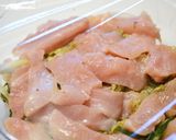 チキンときのこのおぼろ昆布のレンジ蒸し作り方2写真
