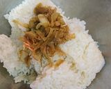 ウド皮の混ぜご飯作り方4写真
