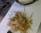 ウドの塩昆布和え作り方1写真