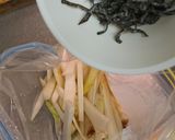 ウドの塩昆布和え作り方2写真