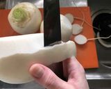 肉詰めカブの和風スープ♪作り方1写真
