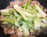 豚バラ肉と青梗菜のとろみ炒め作り方3写真