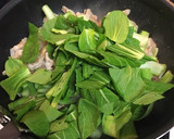 豚バラ肉と青梗菜のとろみ炒め作り方4写真