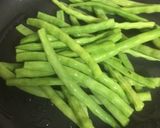インゲンと大豆のカラフルガーリック炒め作り方1写真