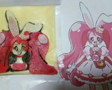 プリキュアホイップ　キャラ弁作り方2写真