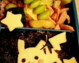 ポケモン☆ピカチュウ☆キャラ弁作り方5写真