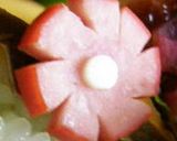 ウインナーで可愛いお花♪（キャラおかず）作り方3写真