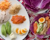 紫白菜でサラダラップ♪作り方7写真
