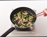 お野菜たっぷり納豆ペペロンチーノ作り方6写真
