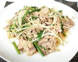 豚肉とニラのオイスターソース炒め　③作り方5写真
