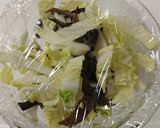 レンジで簡単☆彡白菜ときくらげの中華和え作り方4写真
