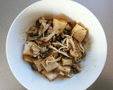 レンジで簡単☆厚揚げときのこのそぼろ煮。作り方8写真