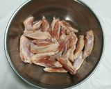 鶏手羽中 甘辛ダレ作り方1写真
