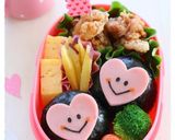 バレンタインに♪ハートちゃん＊キャラ弁作り方4写真
