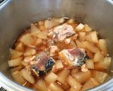 圧力鍋で簡単❣️鯖缶大根の煮物 子ども味作り方3写真