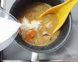残り味噌汁でランチ！ミルク味噌うどん作り方2写真