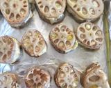簡単☆免疫力up☆れんこんのはさみ焼き作り方3写真