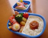 新幹線 500系弁当（キャラ弁）作り方5写真