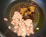 あたただしでセリと粗挽き肉の簡単パスタ作り方3写真