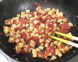 簡単☆コンビーフポテトのガーリック風味作り方5写真