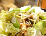 ひとりご飯♡レンジで焼きうどん作り方1写真