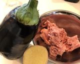 米ナスのそぼろ餡炒め作り方1写真