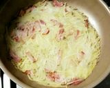 じゃがいも ベーコン 卵 チーズガレット作り方3写真