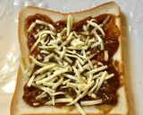 ち~ずカレーのトースト作り方1写真